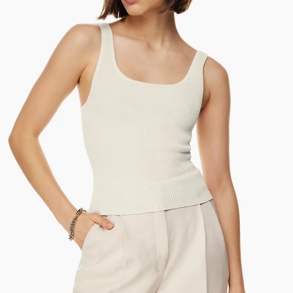 Aritzia Tops - Babaton Sculpt Knit Squareneck Tank